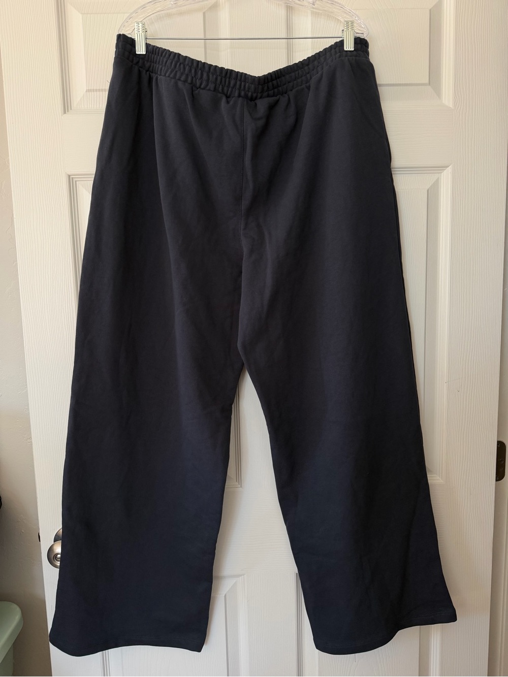Parke x Target Navy Blue Wide Leg Sweatpants - Picture 4 of 6